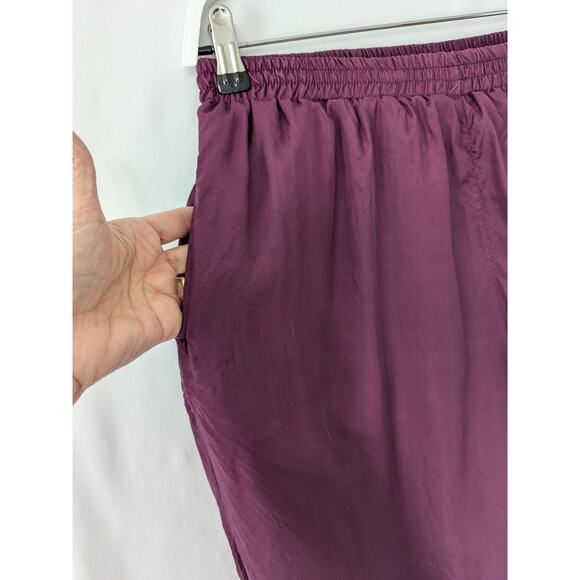 Vintage 90s Y2K Details Express 2-Piece Silk Track Suite Jacket Joggers Size L - Picture 4 of 16